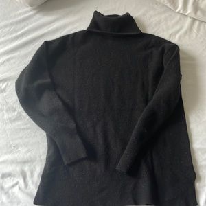Nordstrom Halogen Black Cashmere Turtleneck